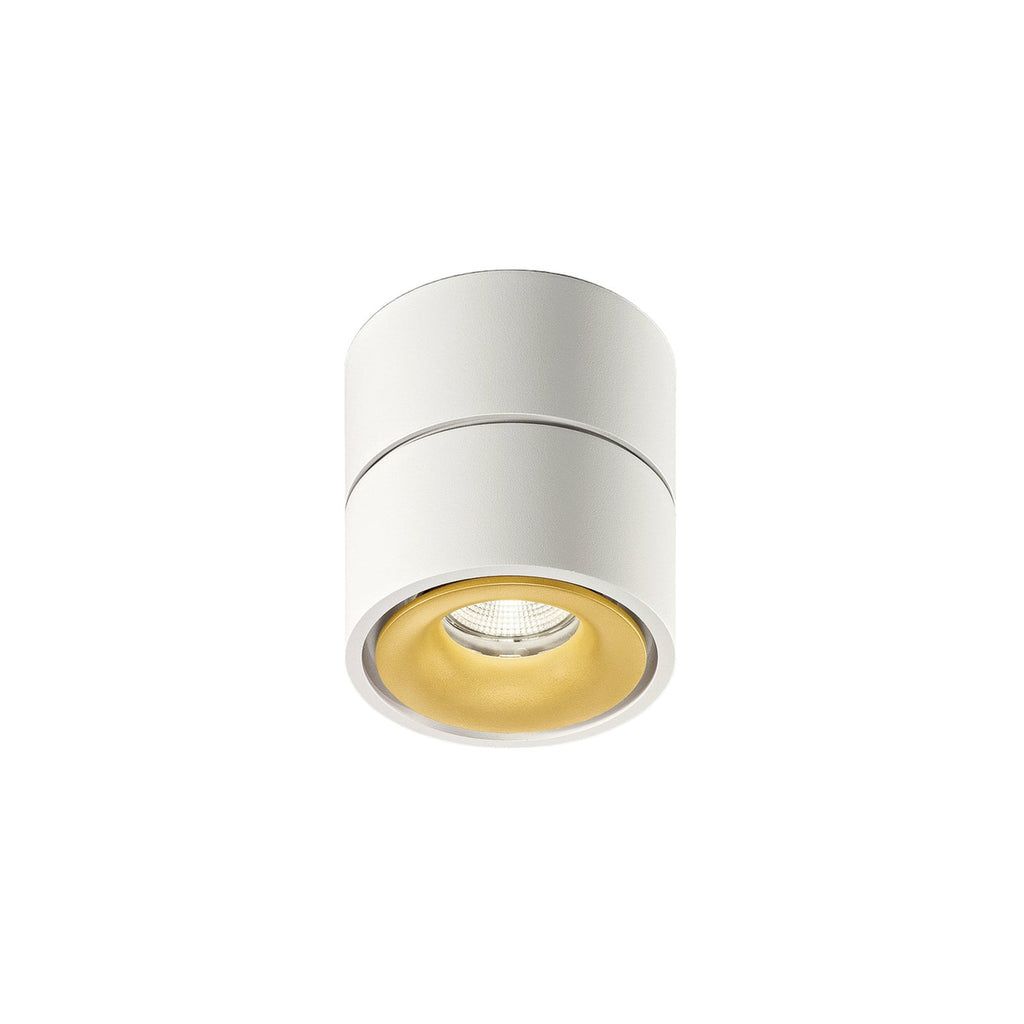 LED takspot Clippo dim-to-warm hvit/gull 13W Egger Licht forfra
