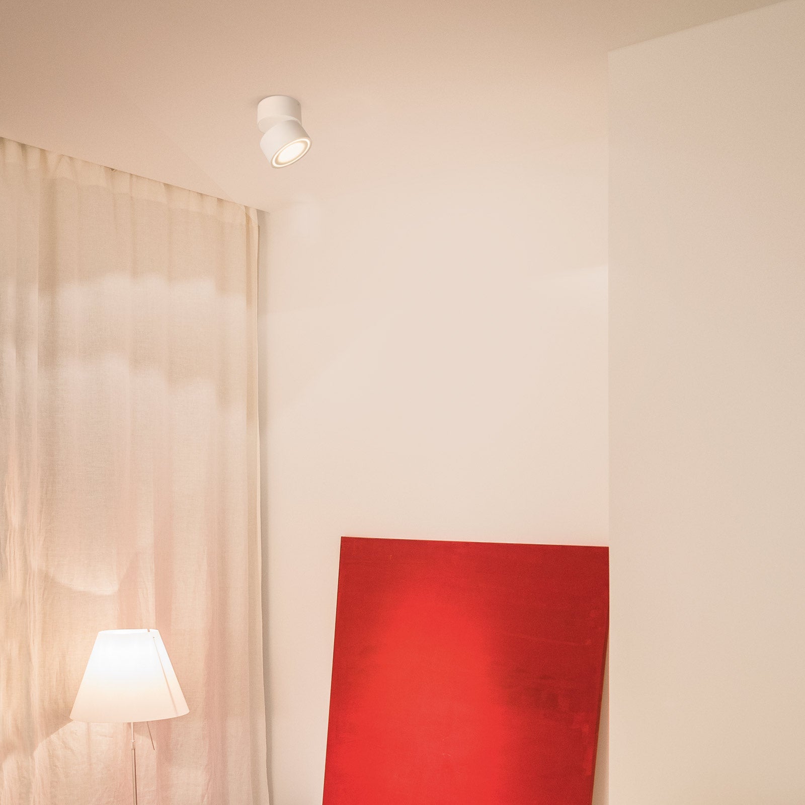 LED takspot Clippo dim-to-warm hvit/gull 13W Egger Licht bakside