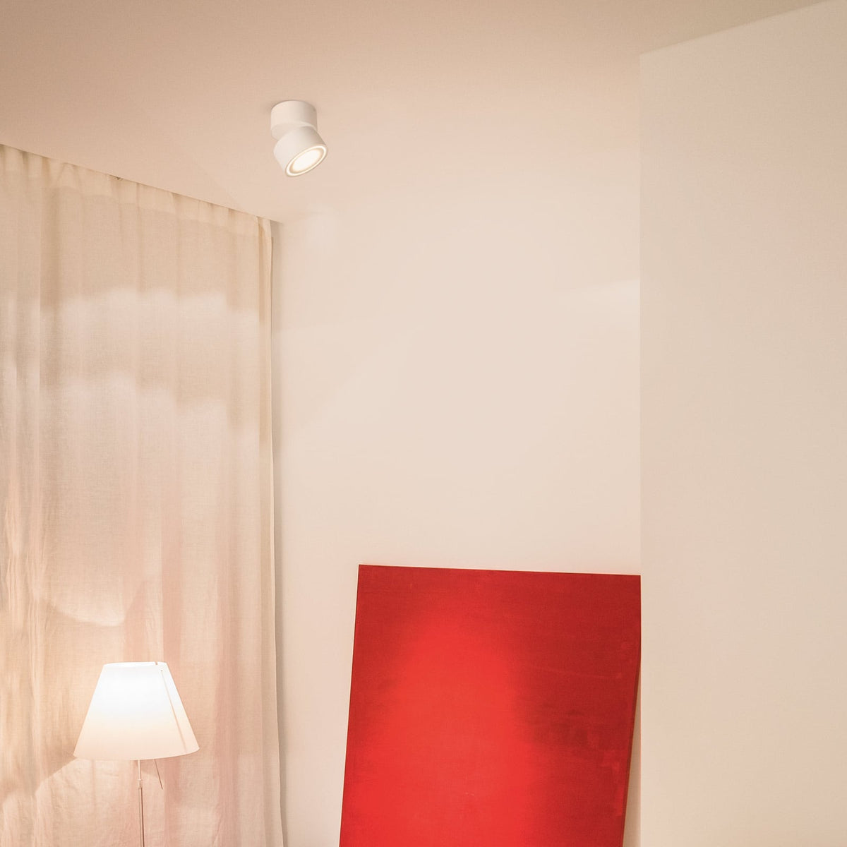LED takspot Clippo dim-to-warm hvit/gull 13W Egger Licht bakside