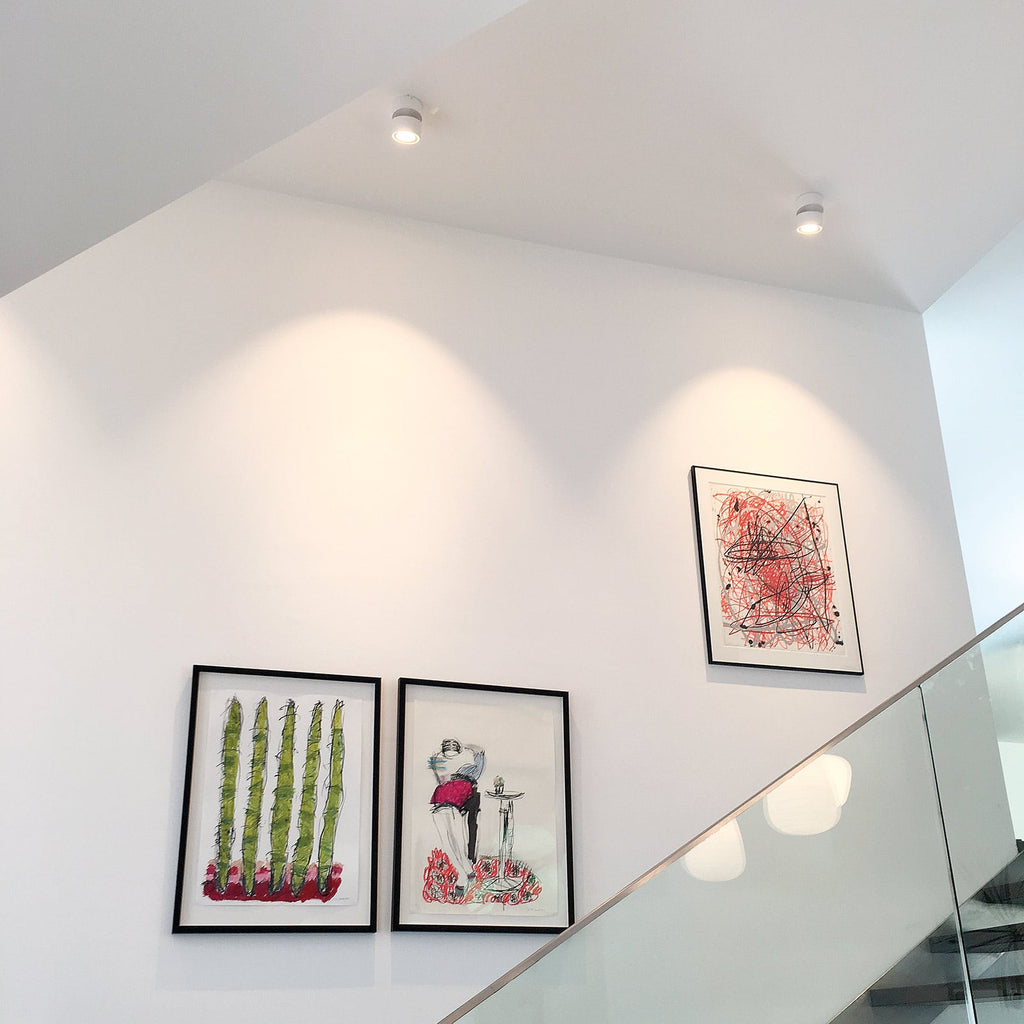 LED takspot Clippo dim-to-warm hvit/gull 13W Egger Licht detalj