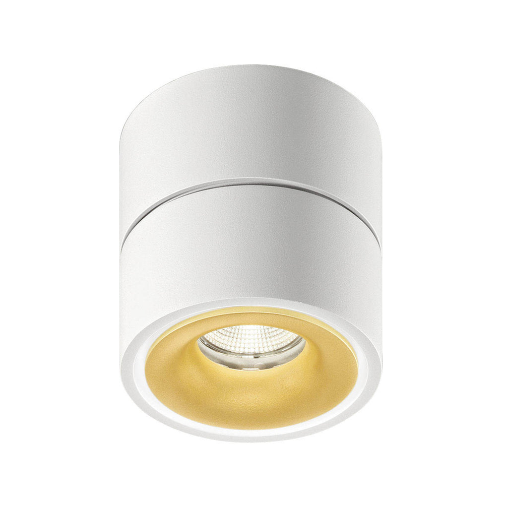 LED takspot Clippo S dimbar hvit-gull detalj