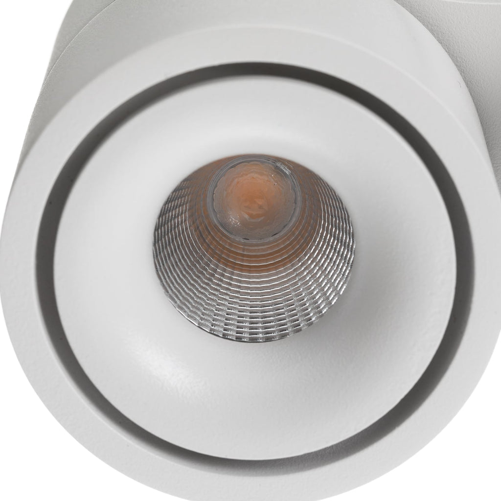 LED takspot Clippo S Duo 2-lys dimbar hvit 3000K justerbare spotter