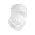 LED takspot Clippo svingbar hvit aluminium forfra