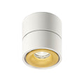 LED takspot Clippo svingbar hvit-gull front