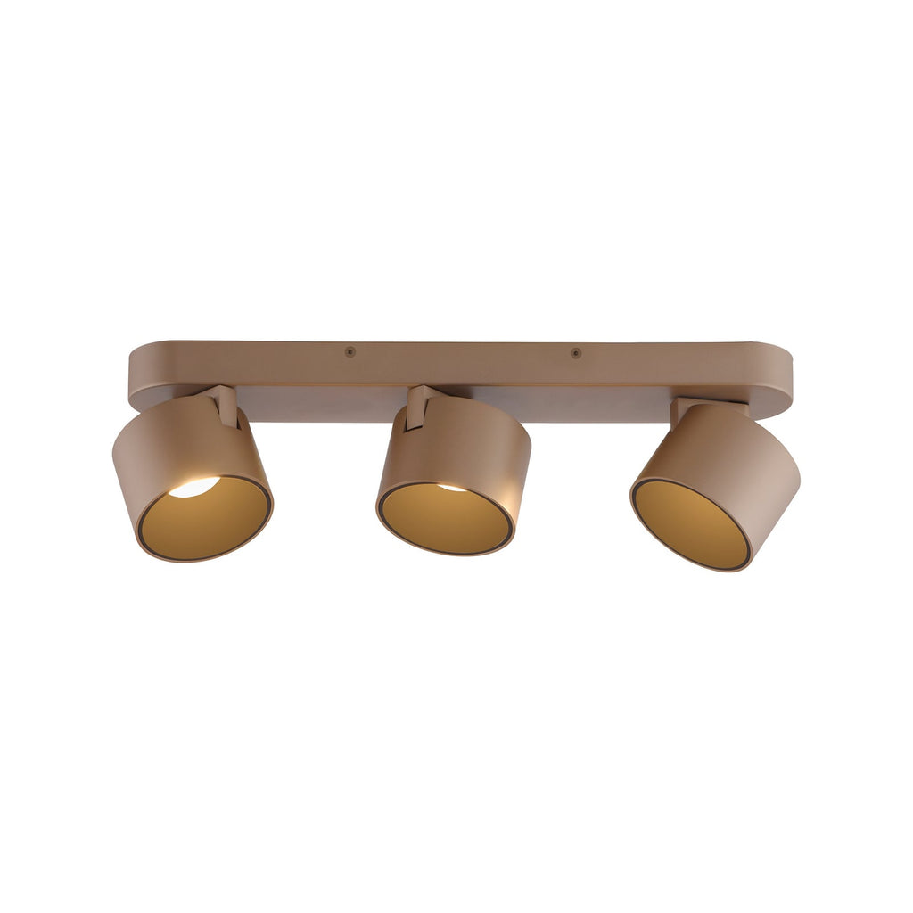 LED takspot Cup 3-lys dimbar bronsefarget 56 cm nærbilde
