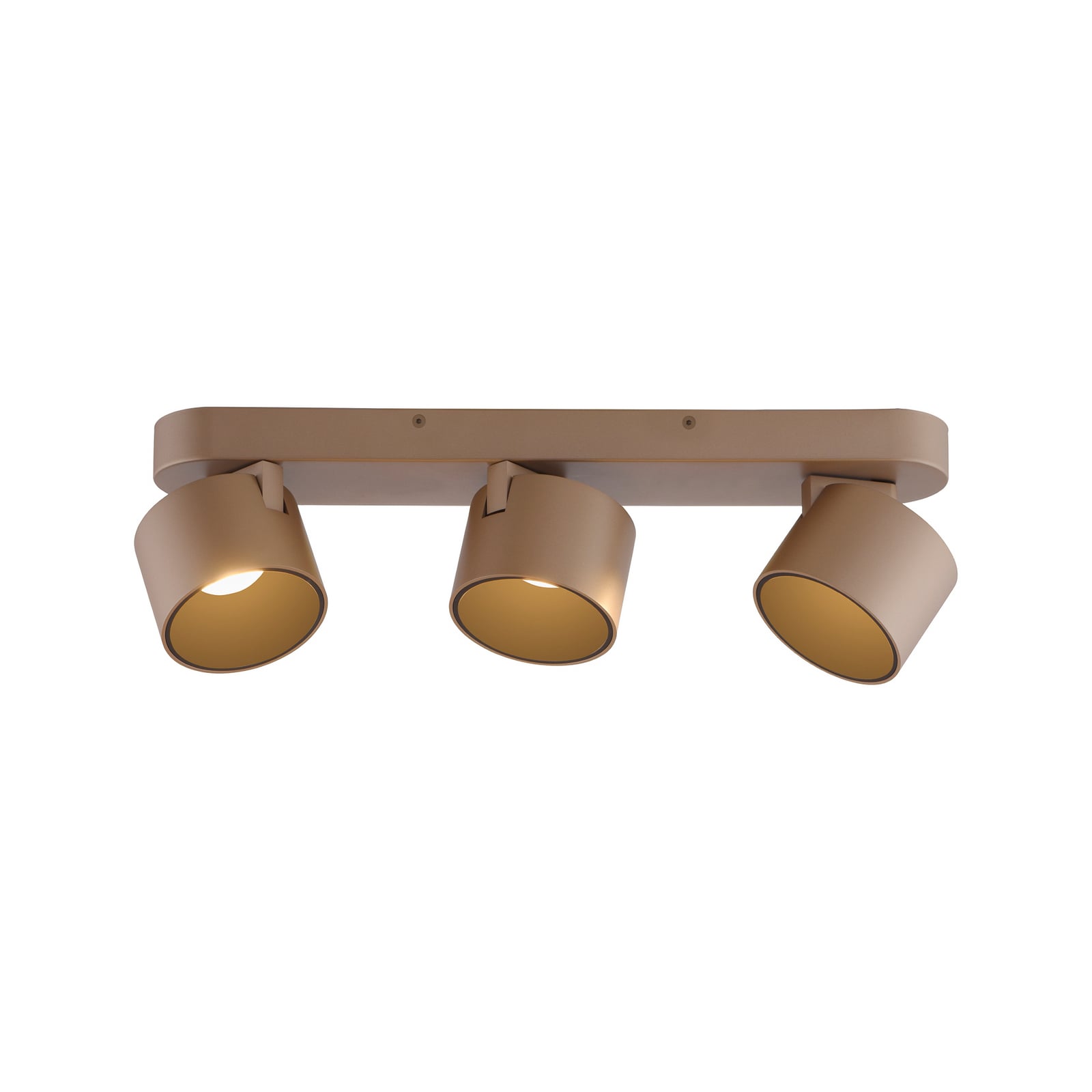 LED takspot Cup 3-lys dimbar bronsefarget 56 cm nærbilde