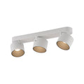 LED takspot Cup 3-lys hvit jern dimbar front