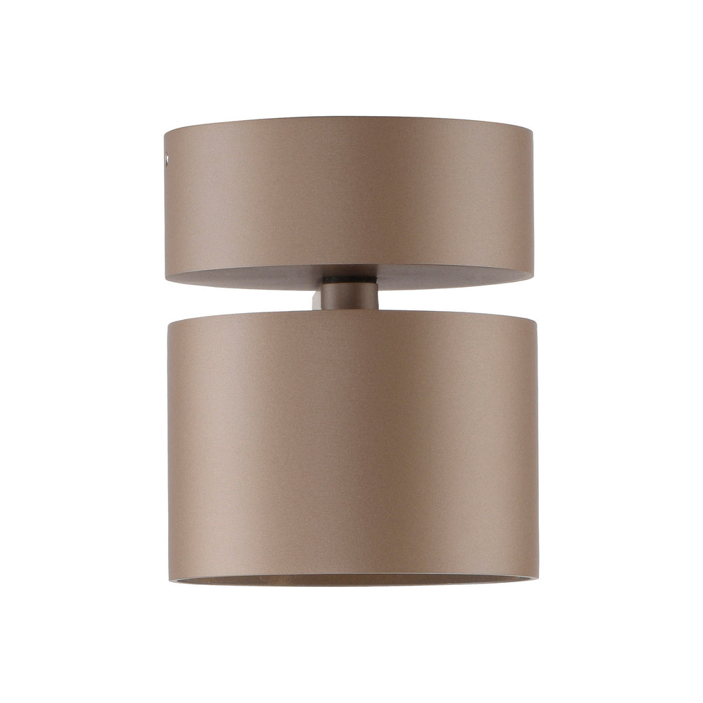 Nærbilde LED takspot Cup dimbar bronse Ø9,5 cm 13W varmhvit