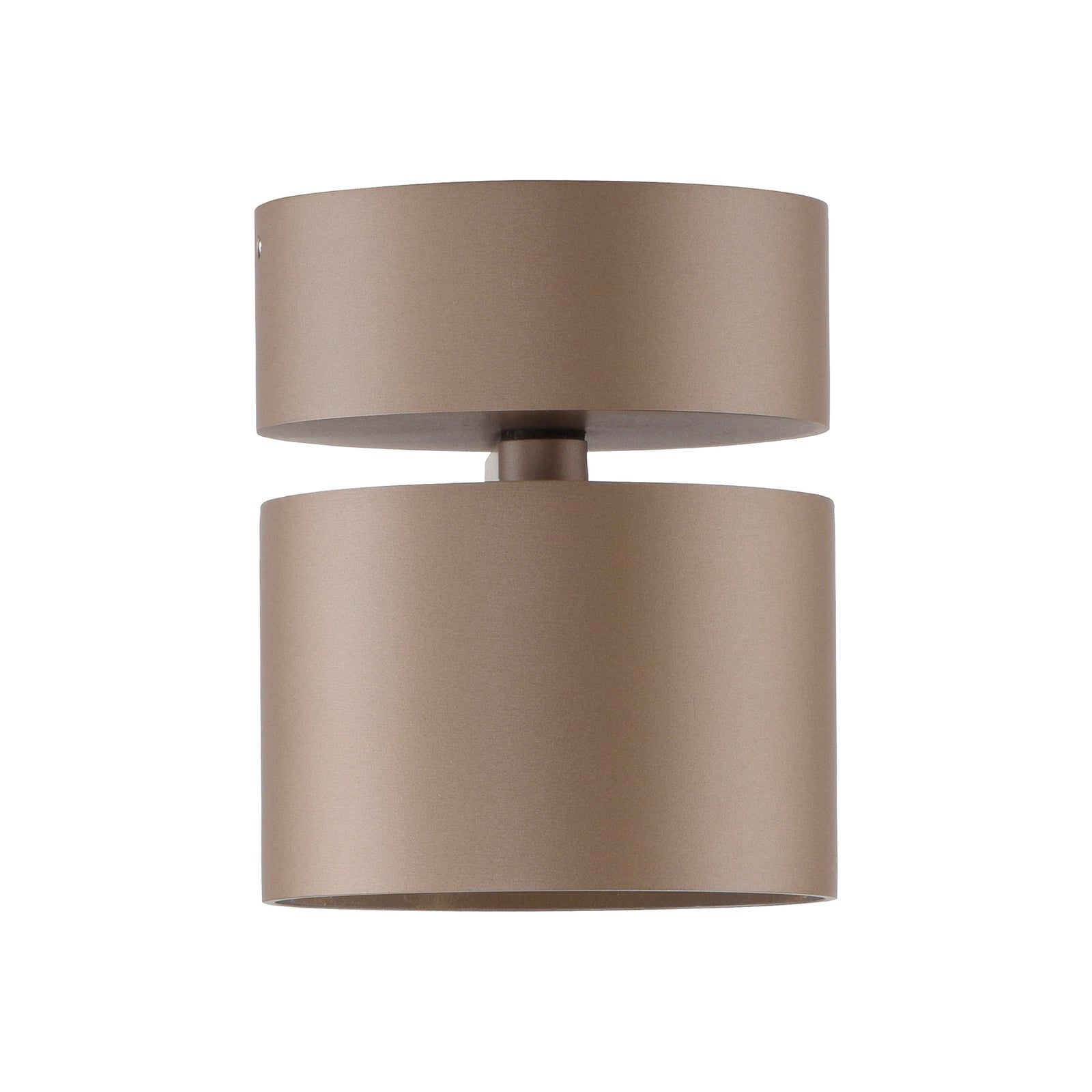 Nærbilde LED takspot Cup dimbar bronse Ø9,5 cm 13W varmhvit