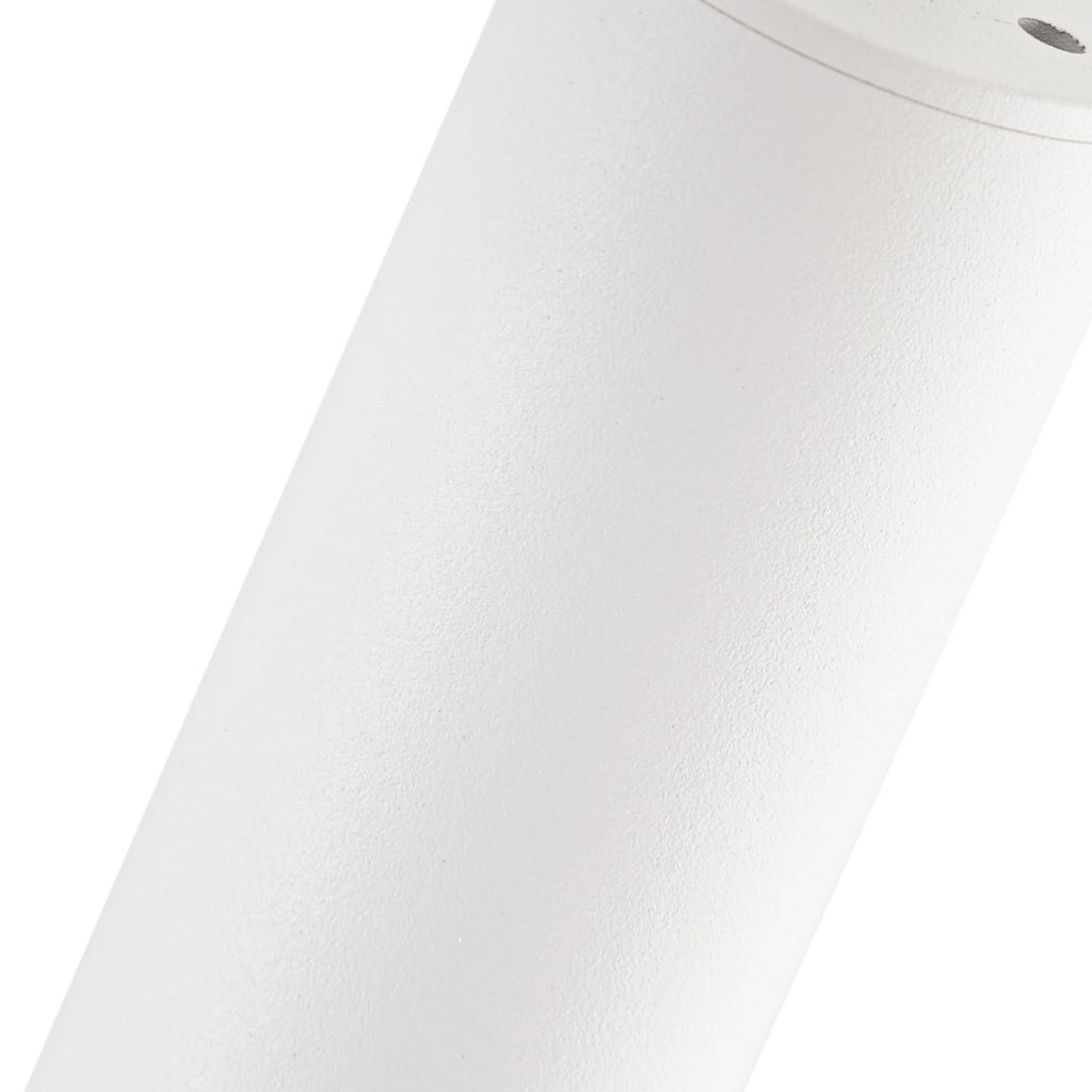 LED takspot Eldrin 6-lys svingbar hvit matt oversikt fra siden