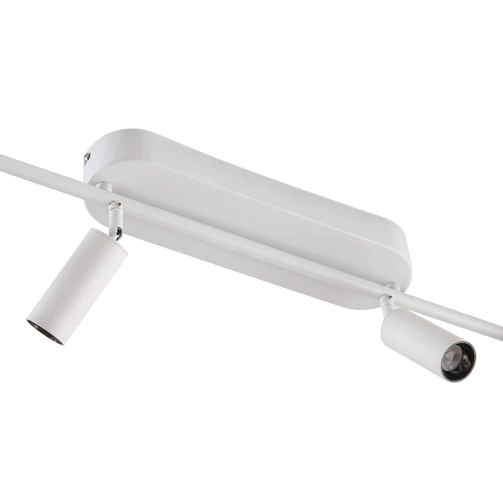LED takspot Eldrin 6-lys svingbar hvit matt detalj av materiale