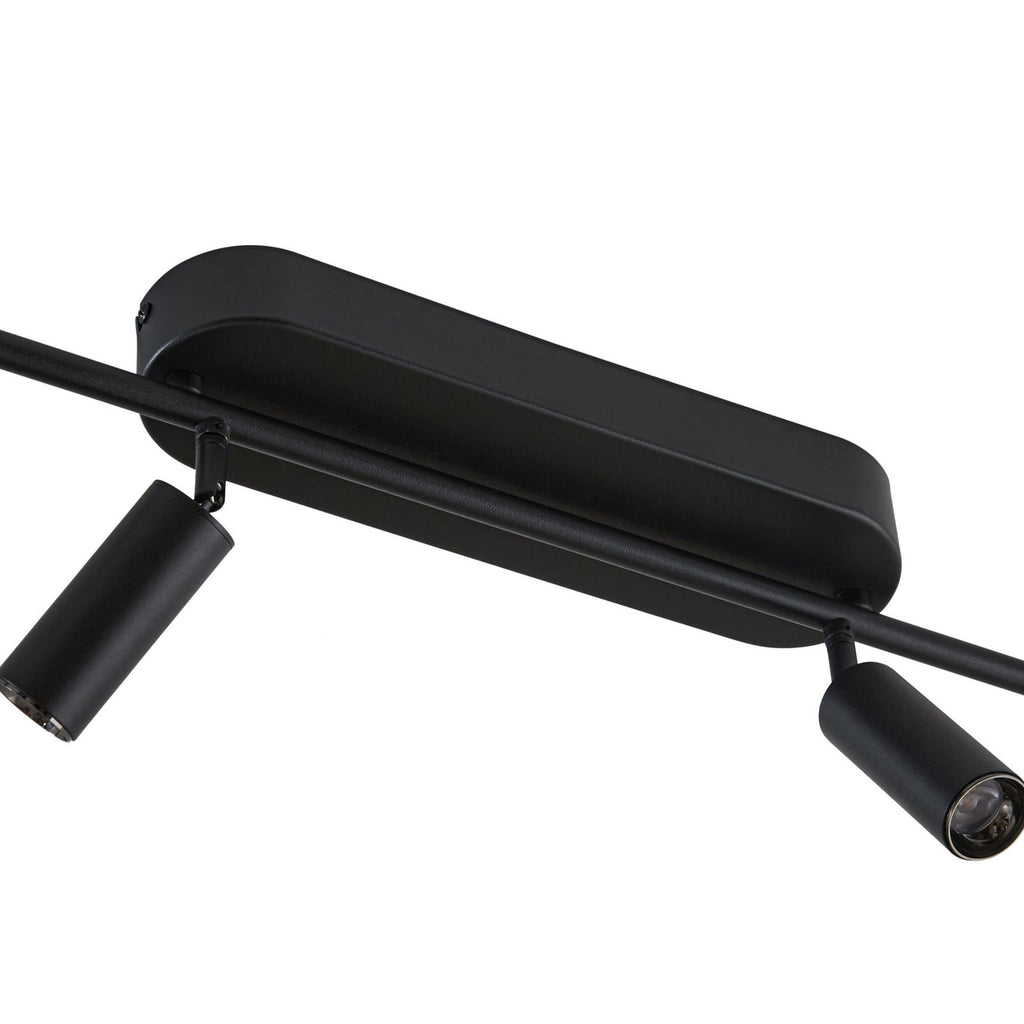 LED takspot Eldrin 6-lys svingbar svart 152 cm - Lindby