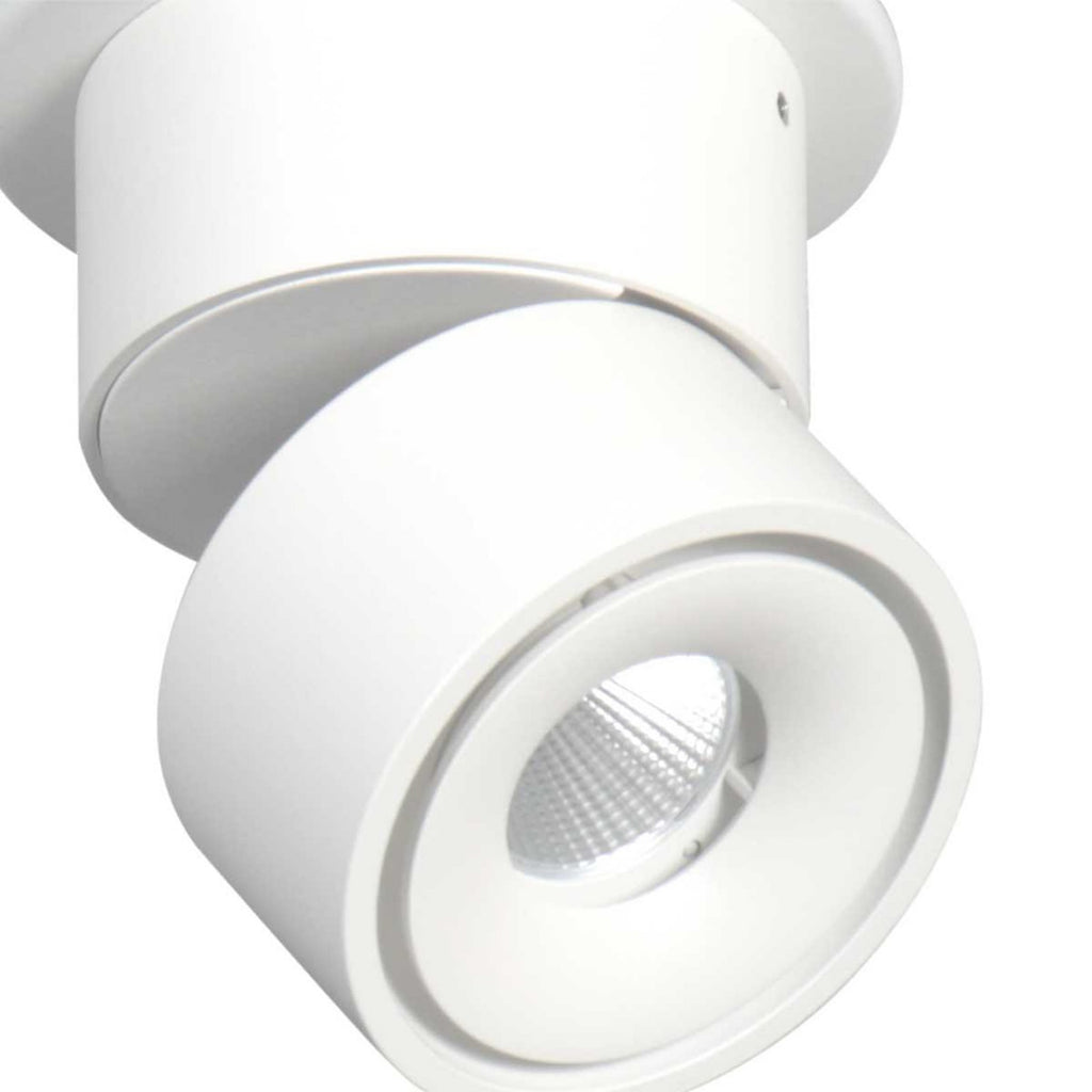 LED takspot Fez svingbar hvit metall 8W dimbar - Steinhauer detalj