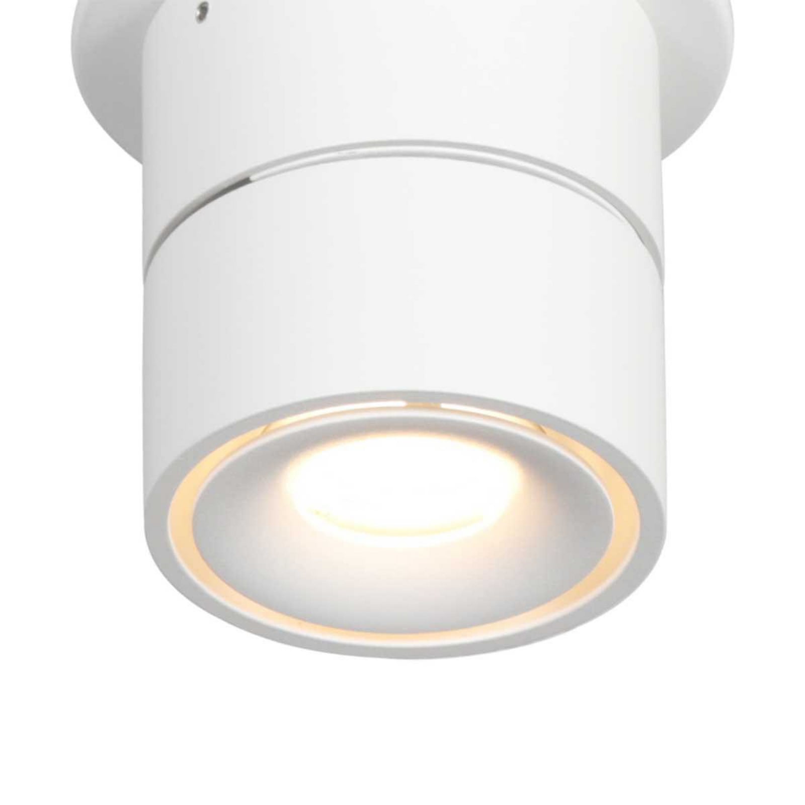 LED takspot Fez svingbar hvit metall 8W dimbar - Steinhauer vinkeljustering