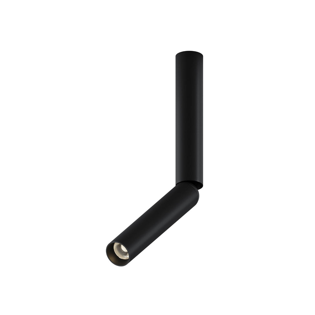 LED takspot Focus T svart justerbar forfra