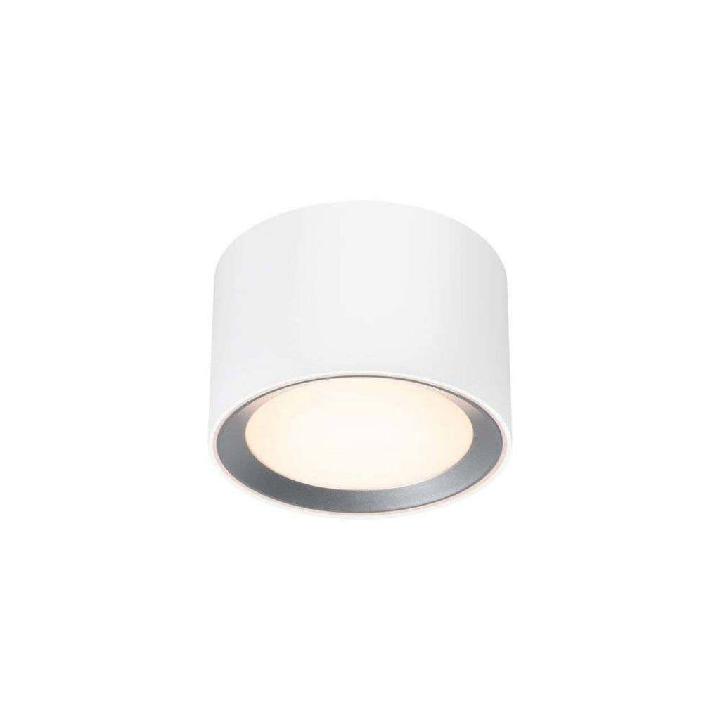 LED takspot Landon Smart dimbar hvit Ø12,5 cm bakside