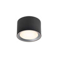 LED takspot Landon Smart dimbar svart Ø12,5 cm forfra