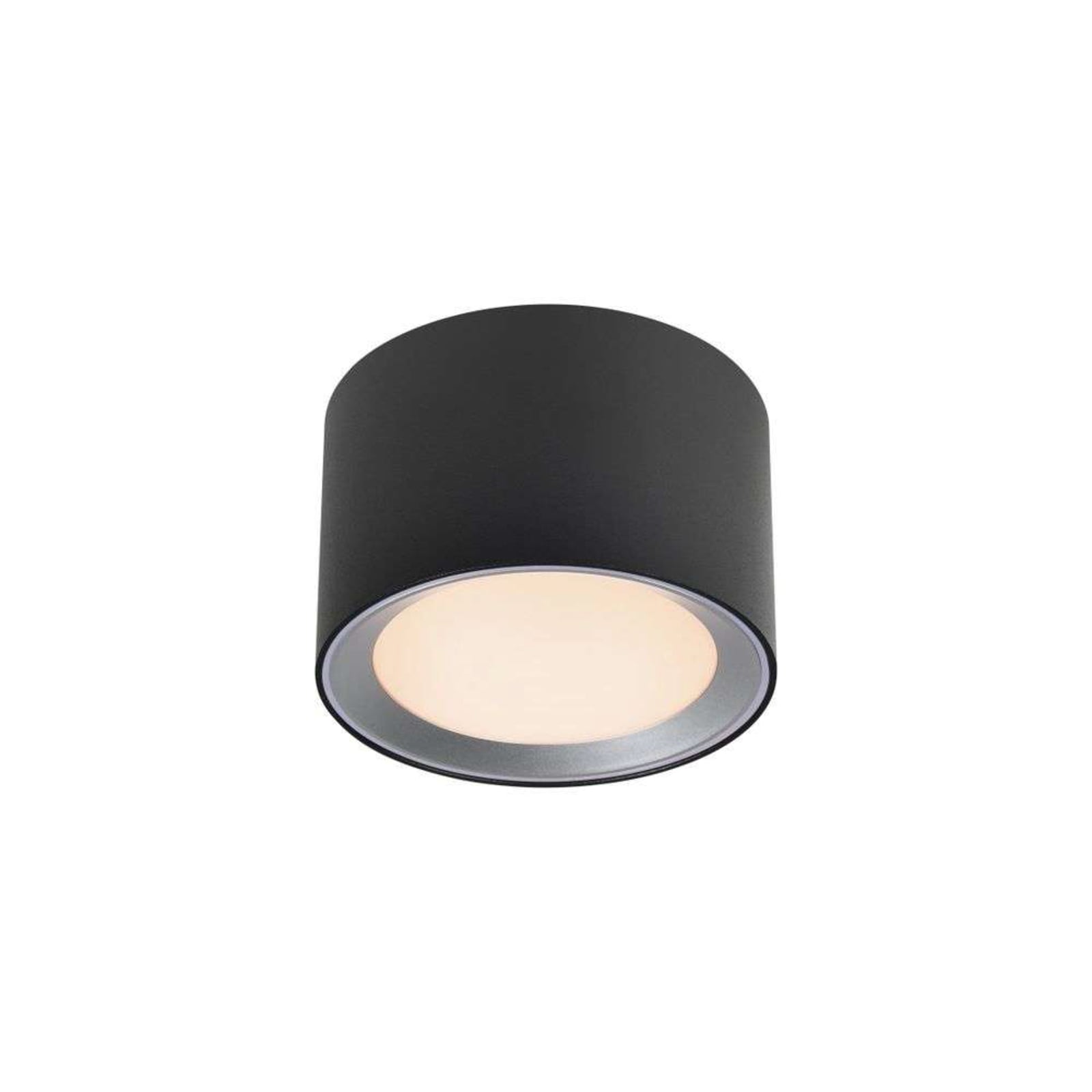 LED takspot Landon Smart dimbar svart Ø12,5 cm bakside
