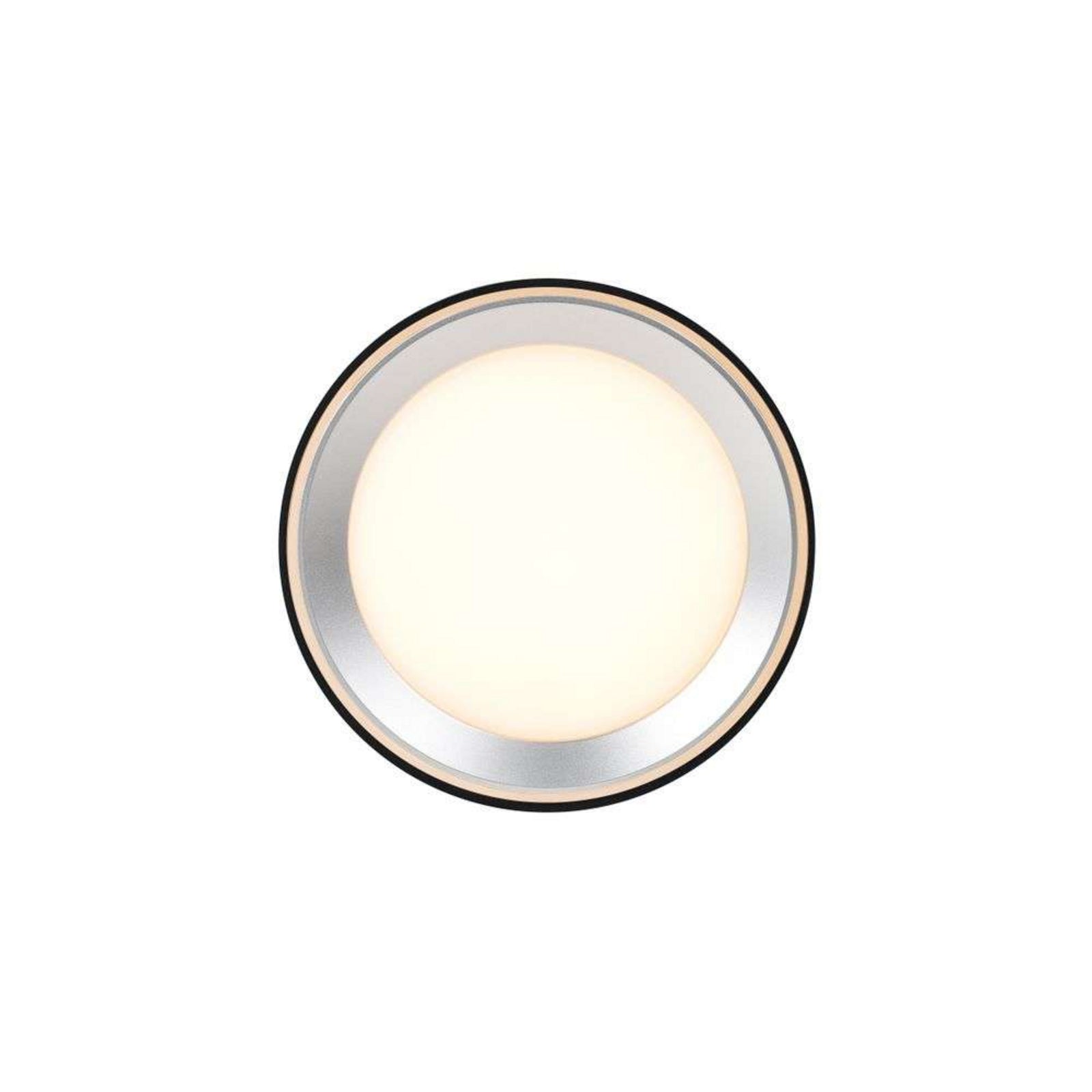 LED takspot Landon Smart dimbar svart Ø12,5 cm montert
