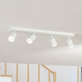 LED takspot Melitello-Z 4-lys hvit CCT dimbar 68 cm forfra