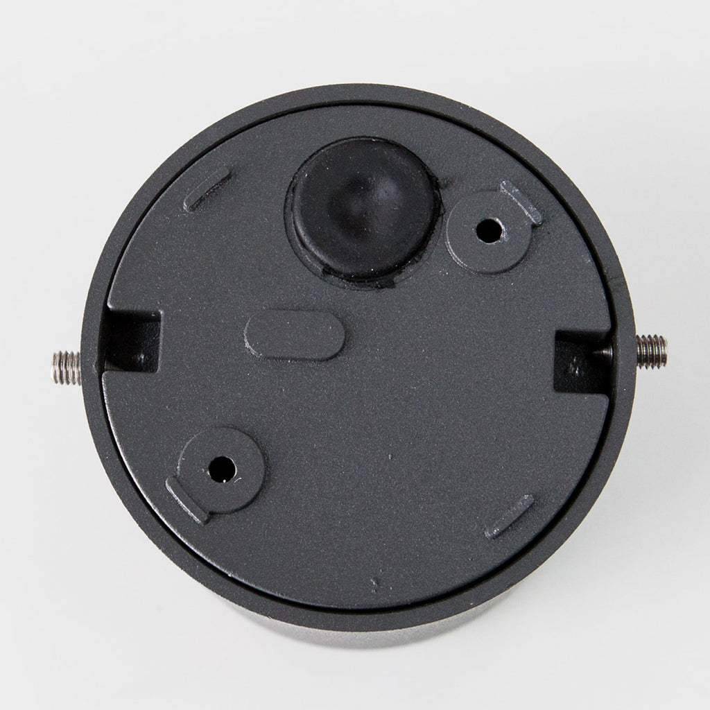 LED takspot Meret rund antrasitt Ø9 cm IP54 lysutslipp
