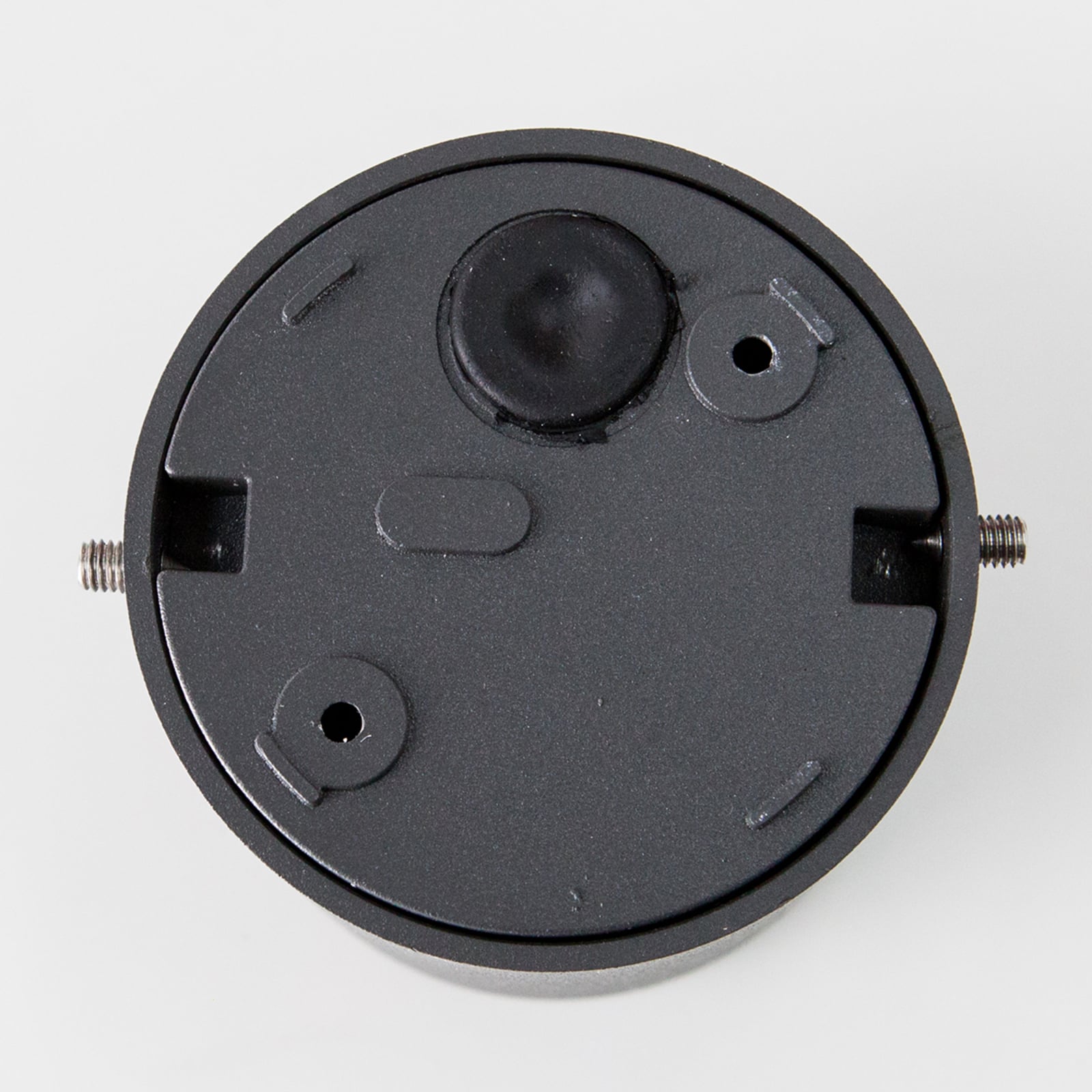 LED takspot Meret rund antrasitt Ø9 cm IP54 lysutslipp