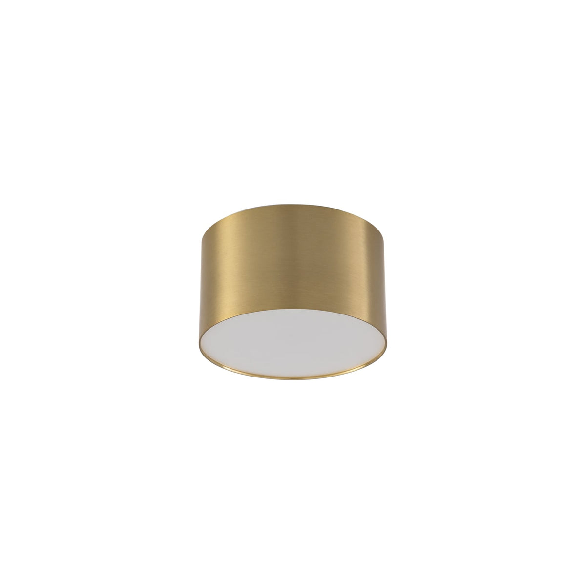 LED takspot Nivoria gullfarget aluminium montert