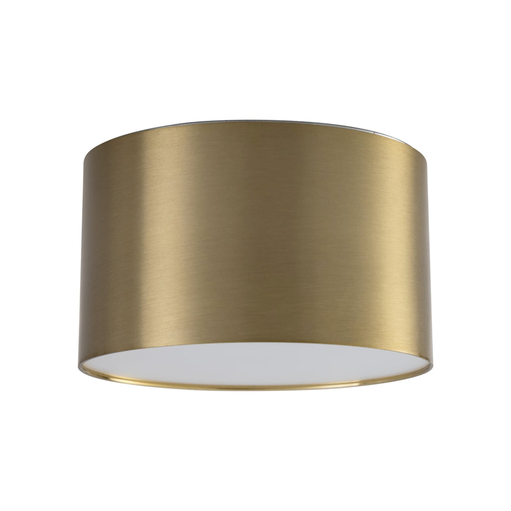 LED takspot Nivoria gullfarget aluminium side