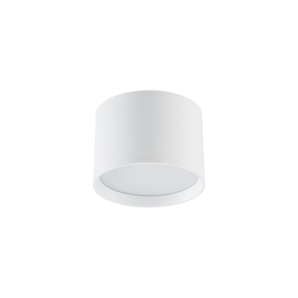 LED takspot Nivoria hvit aluminium Ø12 cm 15W montert i tak