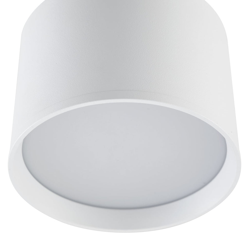 LED takspot Nivoria hvit aluminium 15W - Lindby