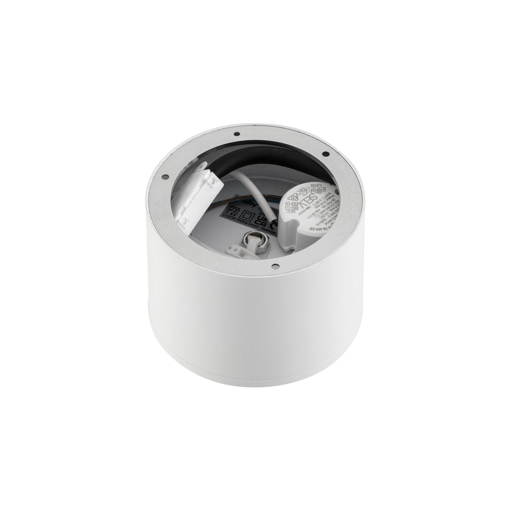 LED takspot Nivoria hvit aluminium Ø12 cm 15W - Lindby