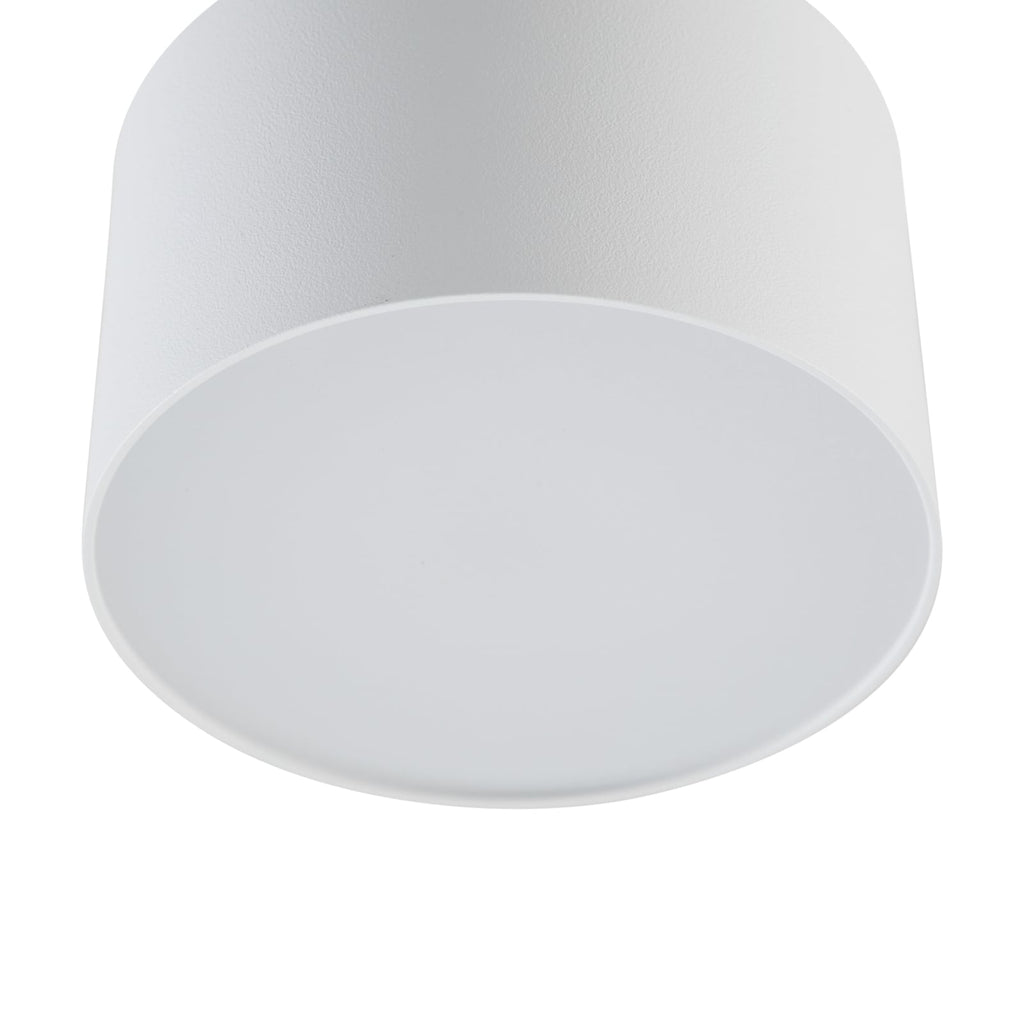 LED takspot Nivoria hvit aluminium nærbilde
