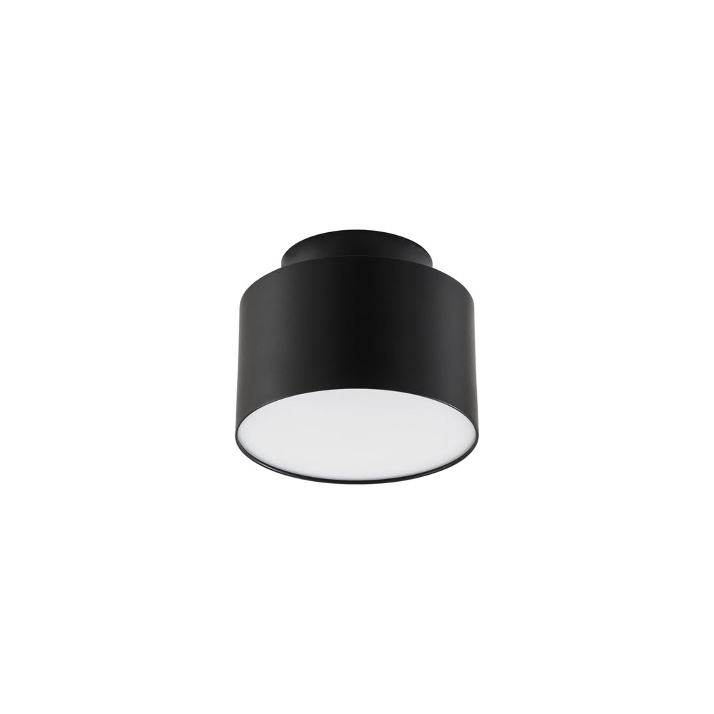 LED takspot Nivoria svart aluminium detalj