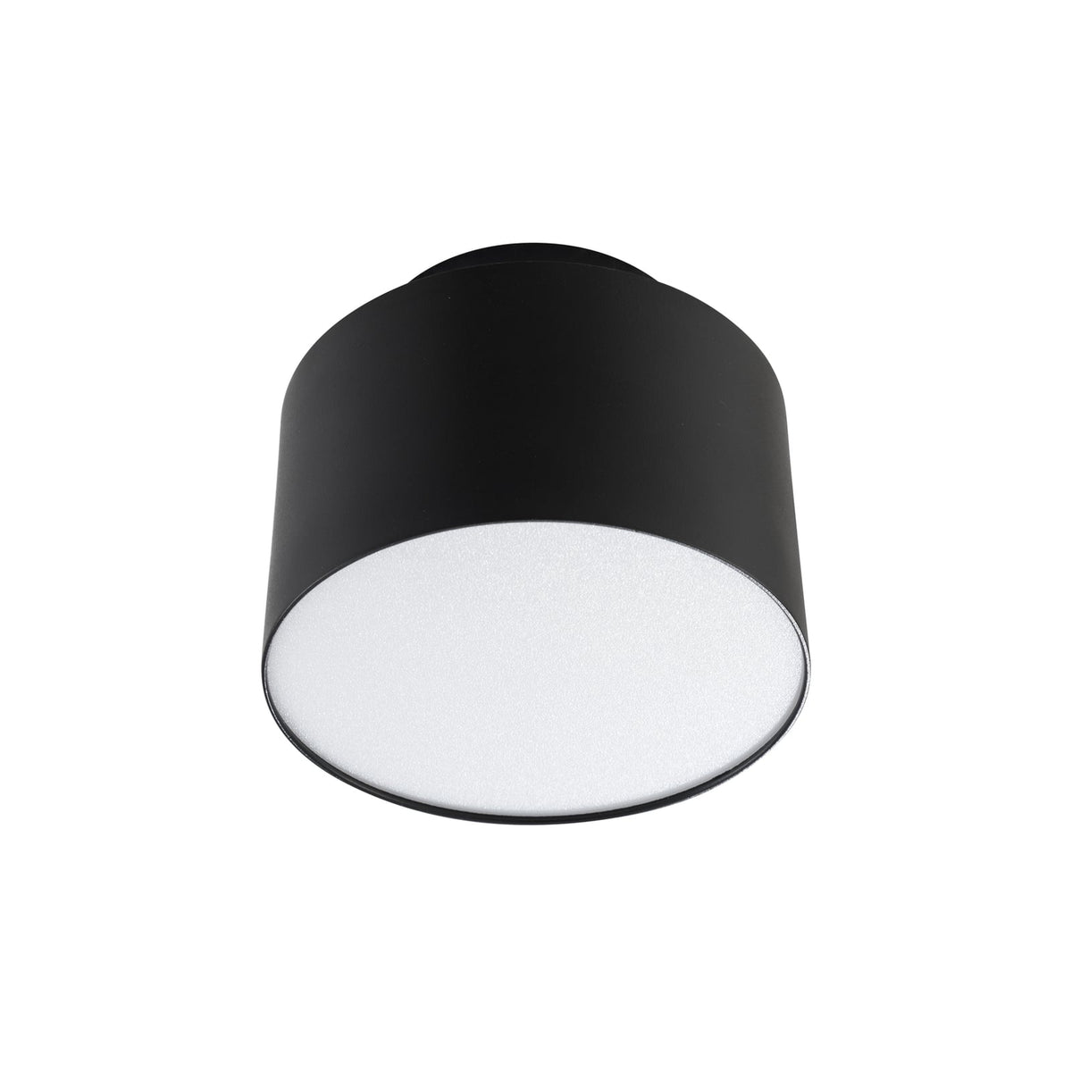 LED takspot Nivoria svart aluminium side