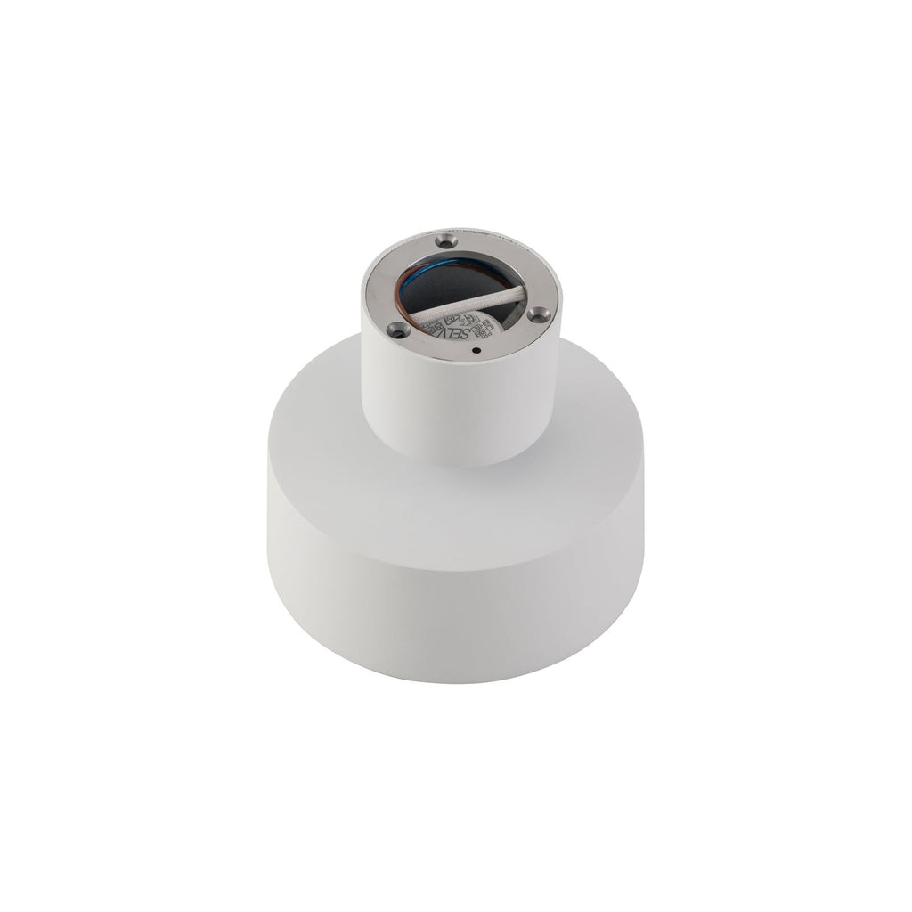 LED takspot Nivoria svingbar hvit aluminium dimensjoner