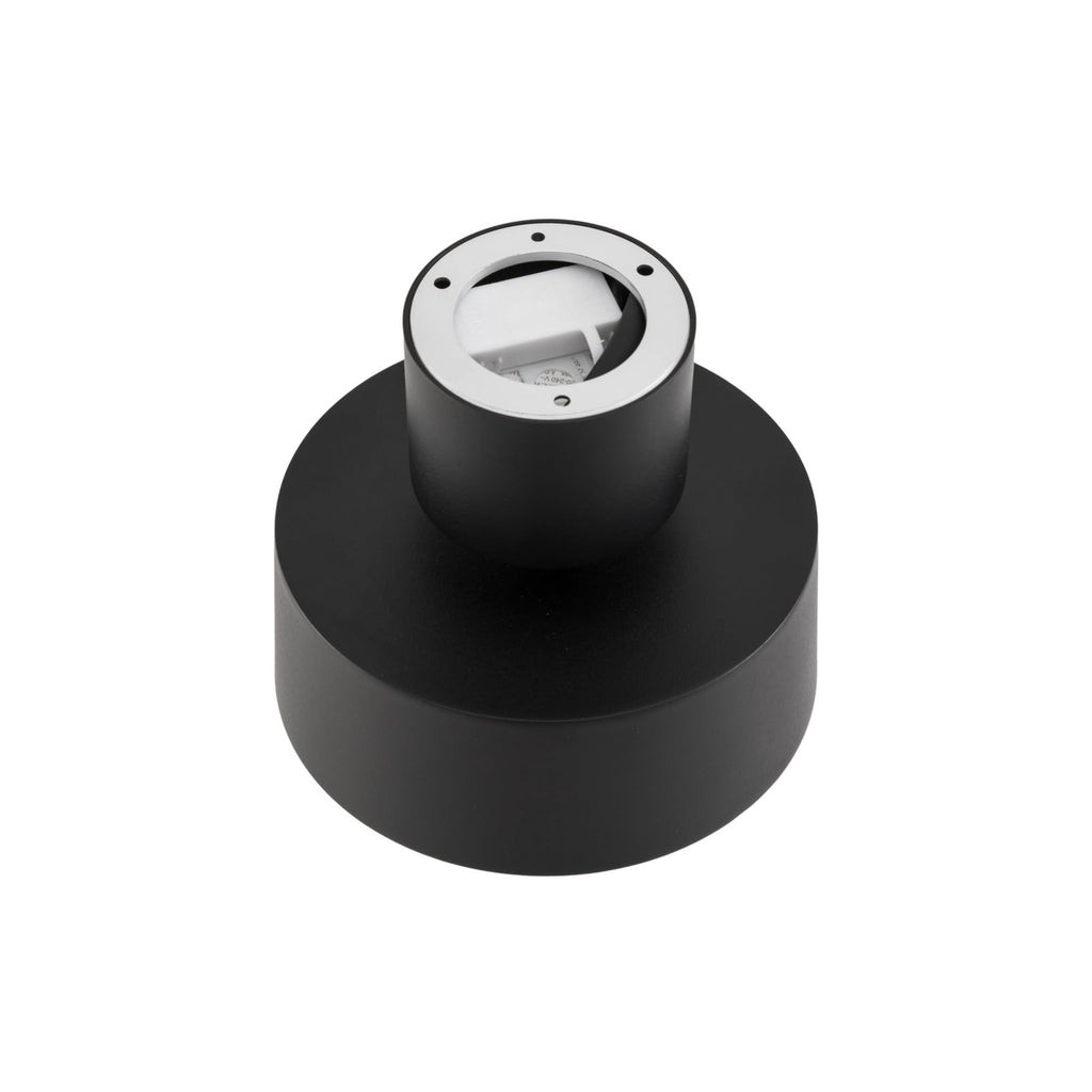 LED takspot Nivoria svingbar svart aluminium sideprofil