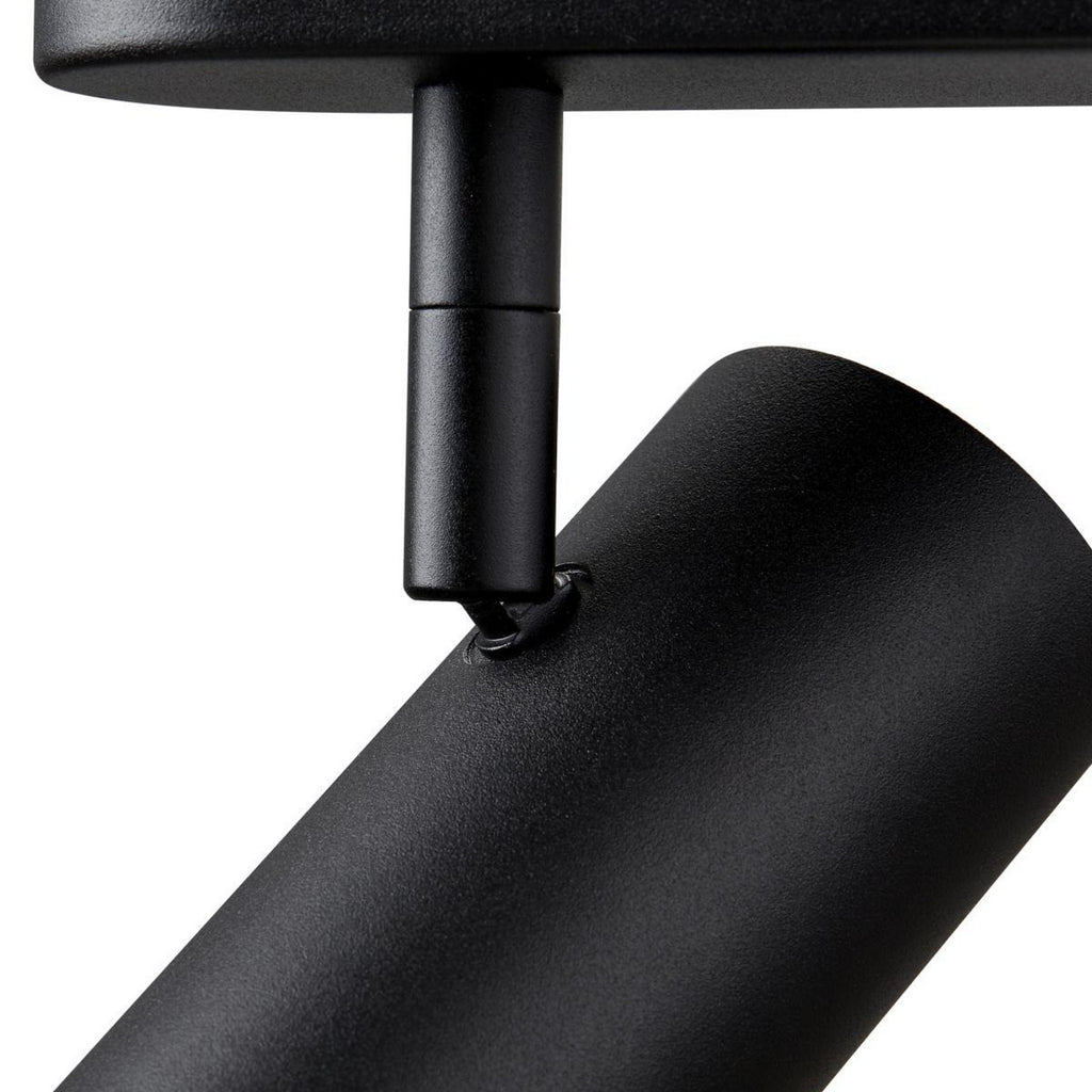 LED takspot Noblo 3-lys dimbar svart 19W 2700K 40 cm nærbilde