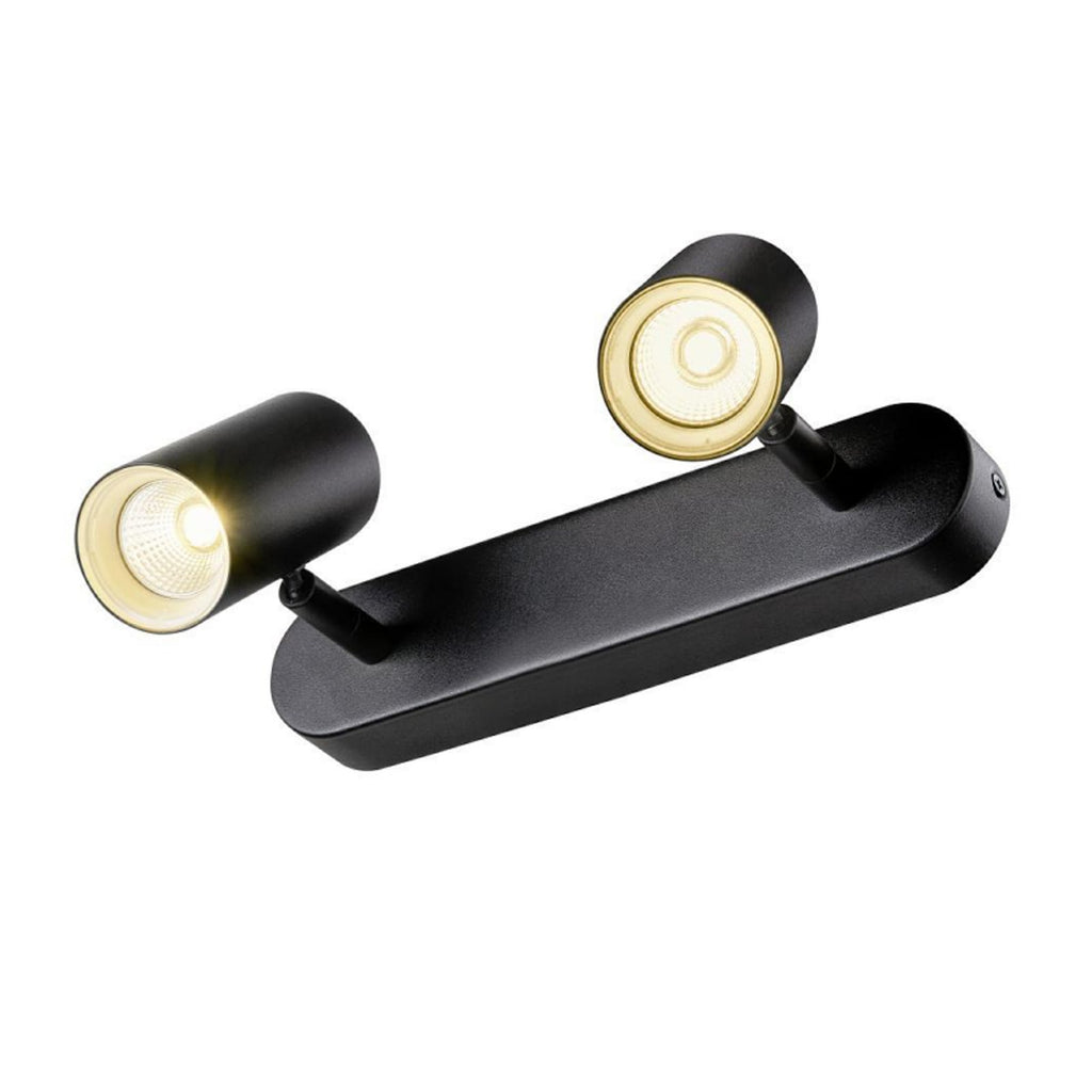 LED takspot Noblo dimbar svart 12W 2700K 24 cm detalj