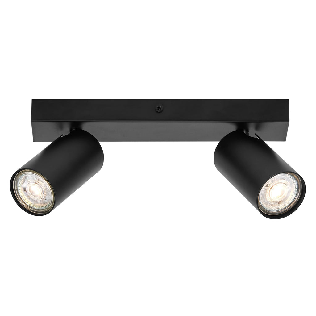 LED takspot Octagon 2-lys dimbar matt svart GU10 LEDVANCE detalj