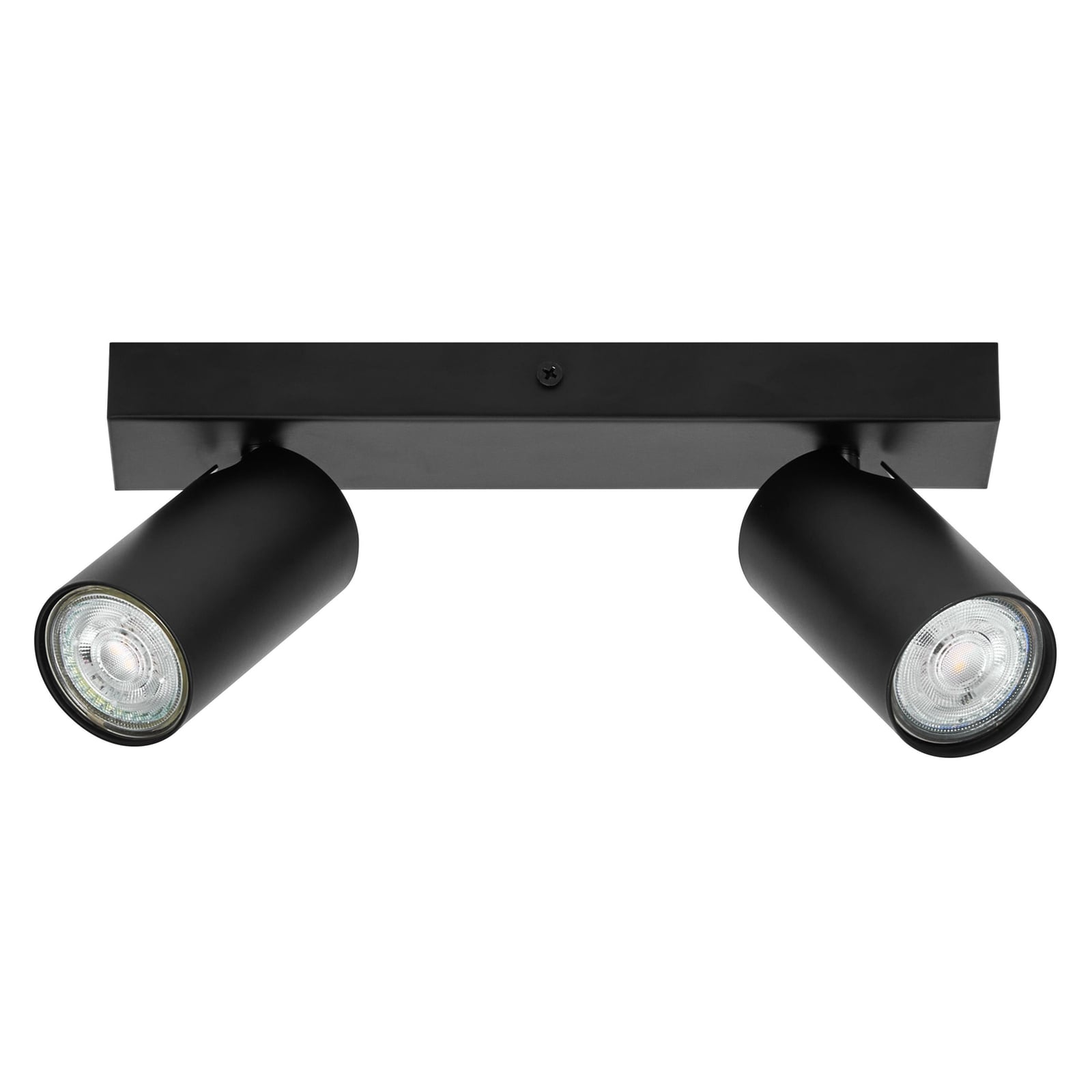 LED takspot Octagon 2-lys dimbar matt svart GU10 LEDVANCE montert