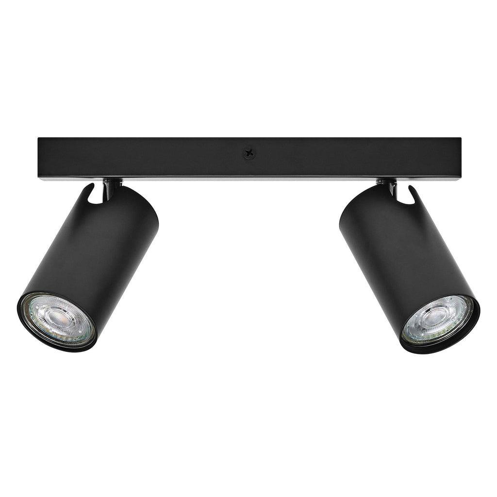 LED takspot Octagon 2-lys dimbar matt svart GU10 LEDVANCE nærbilde spotter