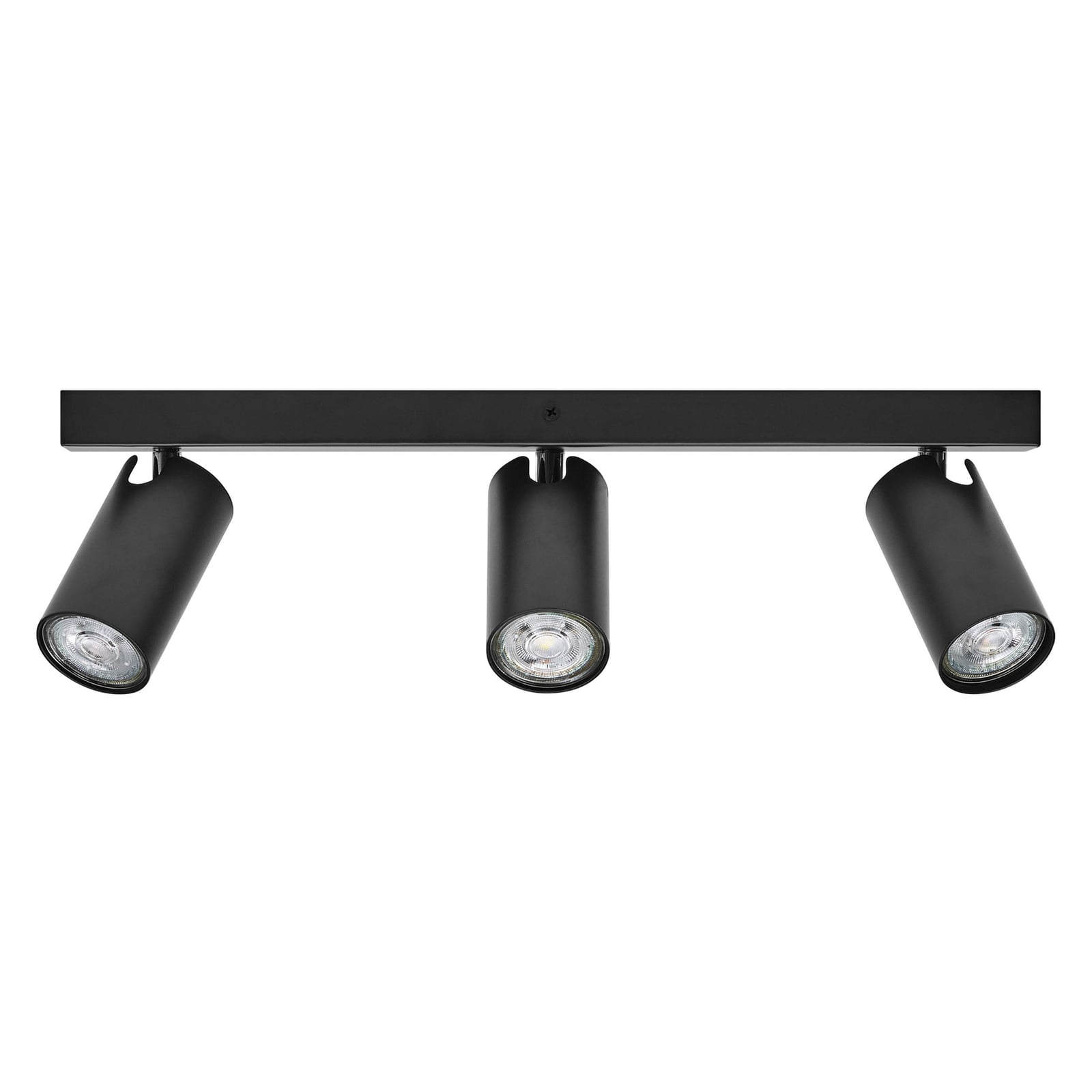 LED takspot Octagon 3-lys dimbar svart stål GU10 LEDVANCE nærbilde av lampe