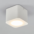 LED takspot Oso firkantet dimbar hvit matt IP44 8W forfra