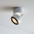 LED takspot Ray dimbar aluminium forfra
