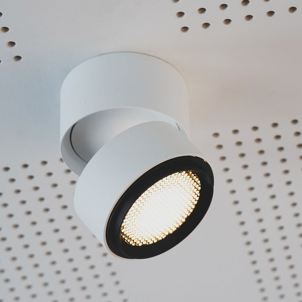 LED takspot Ray dimbar aluminium bakside