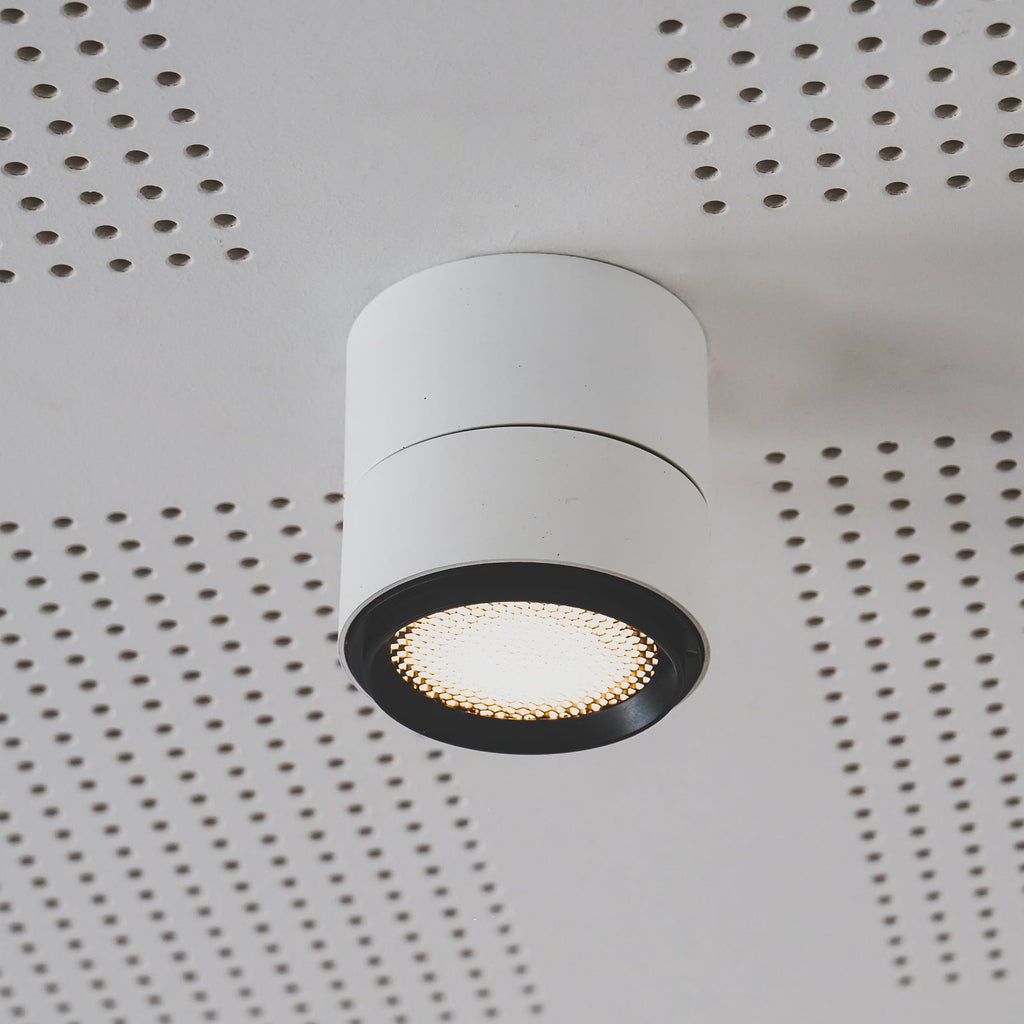 LED takspot Ray dimbar aluminium sideprofil
