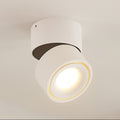 LED takspot Rotari 1-lys dimbar hvit forfra