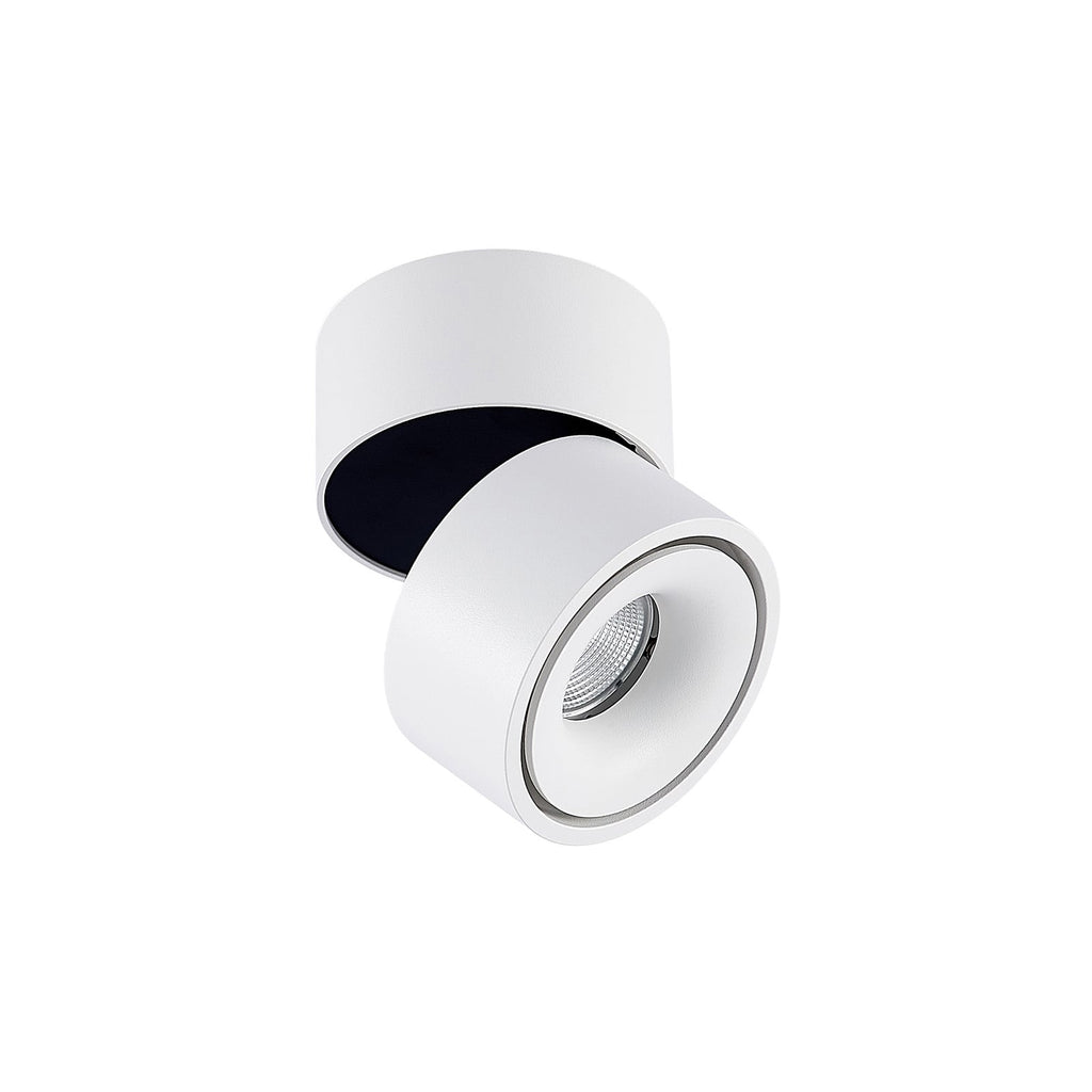 LED takspot Rotari 1-lys dimbar hvit detalj av lampehode