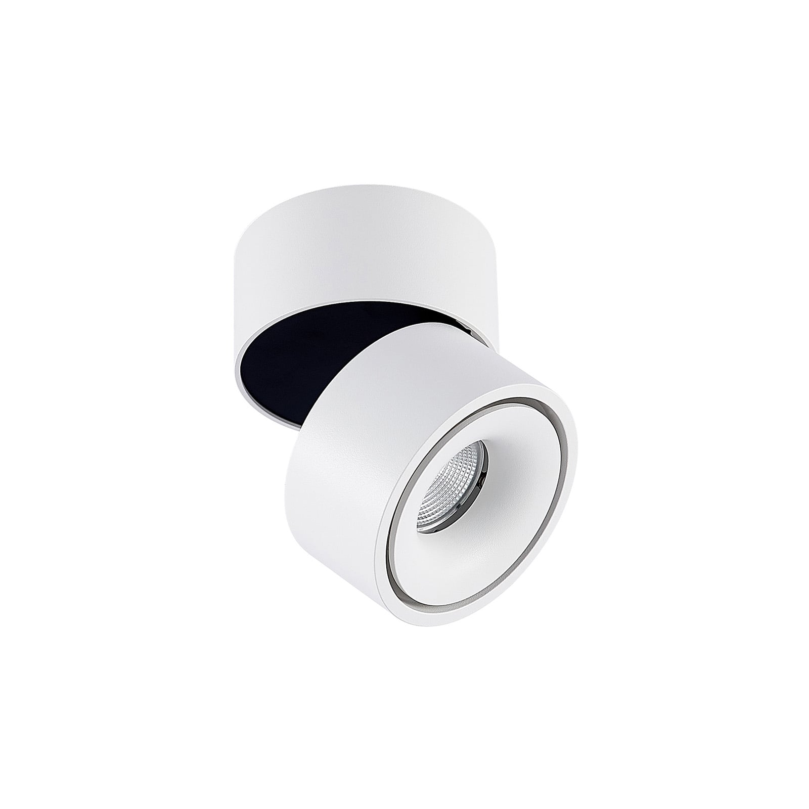 LED takspot Rotari 1-lys dimbar hvit detalj av lampehode
