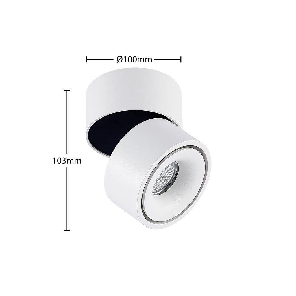 LED takspot Rotari 1-lys dimbar hvit montert i tak